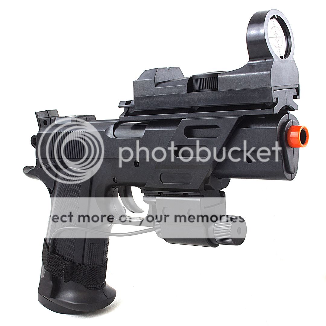 COLT MKIV LICENSED SPRING AIRSOFT PISTOL HAND GUN w/ LASER SCOPE 6mm BB BBs 806481183665 eBay